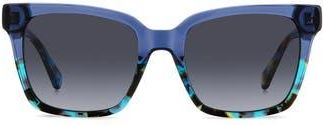 Kate Spade New York harlow gs 55mm gradient polarized square sunglasses in Blue/Dark Grey Sf at Nordstrom Rack
