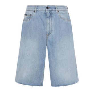 Dolce & Gabbana Denim Shorts, male, Blue, Size: XL Denim Shorts