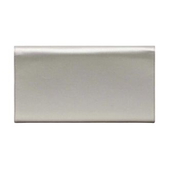 Roger Vivier Tassen, Dames, Grijs, ONE Size, Satijn, Efflorescence Clutch