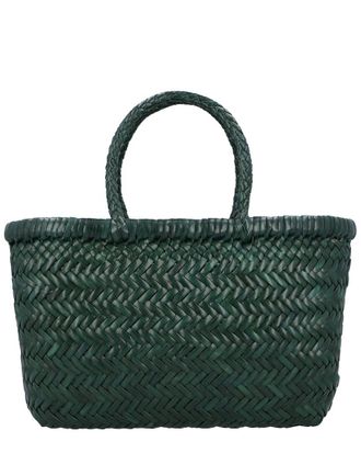 Dragon Diffusion Mini Flat Gora Leather Top Handle Bag
