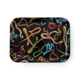 Seletti Tray Toilet Paper - Black - Melamine - Designer Pierpaolo Ferrari