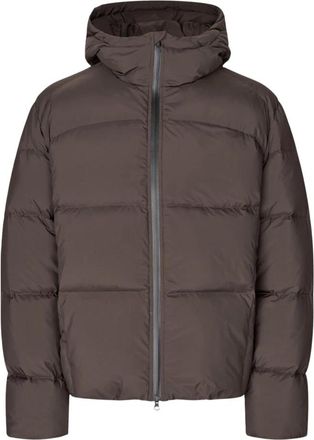 Sams&oslash;e & Sams&oslash;e Sapax Puffer Jas - Heren - Winterjassen - Bruin - XL - Leer - Jassen