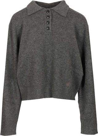 Loulou Studio Boxy Cashmere Polo Shirt