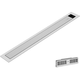 Klarstein Klarstein Brisa - Cappa aspirante a scomparsa in acciaio inox, 90 cm, 708 m&sup3;/ora, A+