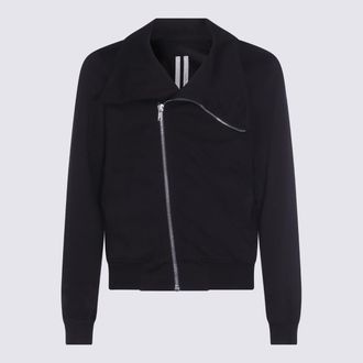 Rick Owens Black Cotton Sweatshirt