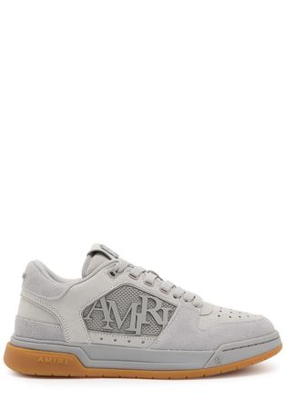 Amiri Classic Logo-appliqu&eacute;d Suede Sneakers - Grey - 44 (IT44 / UK10)
