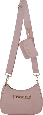 Bebe Thea Crossbody Bag with Pouch in Powder Pink at Nordstrom Rack