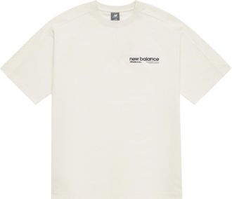 New Balance Wordmark Logo T-Shirt Asia Sizing White AMT42301-CIC
