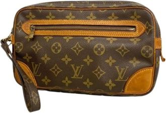 Louis Vuitton Pre-owned Clutches, male, Brown, Size: ONE SIZE Pre-owned Vintage Clutch Bag