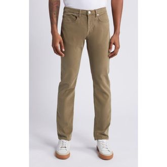 Frame Denim LHomme Slim Fit Five-Pocket Twill Pants in Bay Leaves at Nordstrom Rack, Size 29