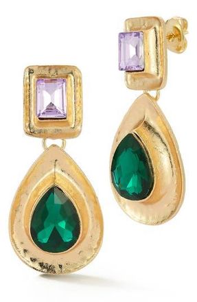 Sphera Milano Teardrop Statement Earrings in Gold at Nordstrom Rack