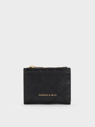 Charles & Keith Duo Quilted Small Wallet