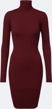 Wolford Ribbed-knit wool and cotton-blend minidress