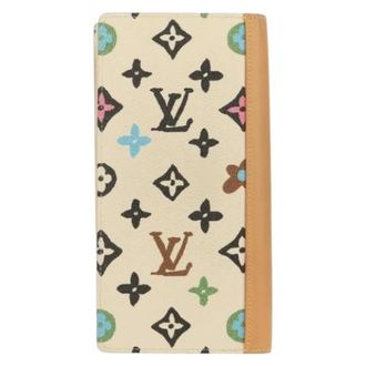 Louis Vuitton Pre-owned Canvas Portemonnee - Dames - Pre-owned - Beige - Maat: ONE Size