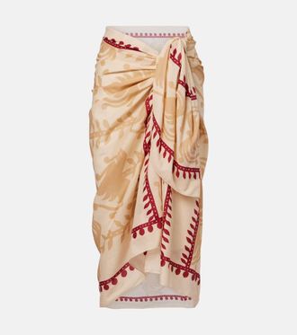 Johanna Ortiz Copricostume Prismatic Flow in cotone