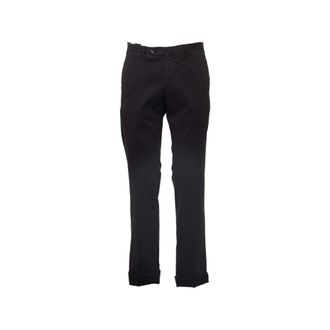 Pantaloni Torino Heren, Broeken, Zwart, Maat: XL Katoen