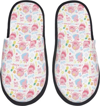 Generic Cute Pig Men Women Shoes Warm Slippers Cosy House Shoes For Indoor Bedroom Outdoor L