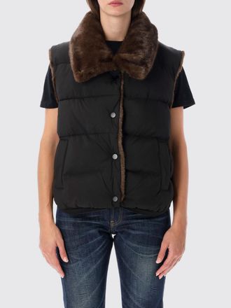 Urban Code Gilet imbottito in poliestere con collo in pelliccia sintetica