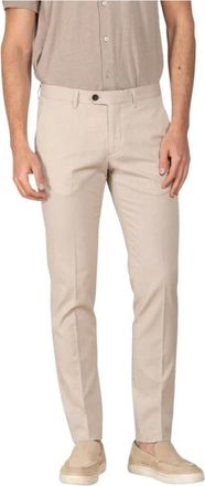 Mason's Torino City Chino Broek - Heren - Chinos - Beige - 2XL - Wol - Broeken