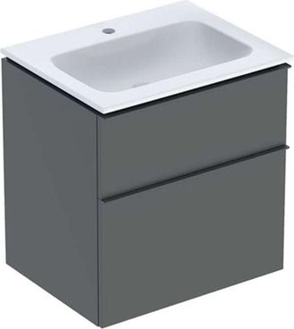 Keramag Keramag - Geberit Icon Set Mueble Lavabo Con Mueble Bajo Lavabo, 2 Cajones
