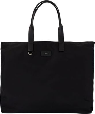 Dolce & Gabbana Dolce&Gabbana Calfskin Leather Tote Bag Black