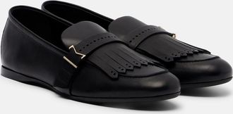 Max Mara Leather lofaers