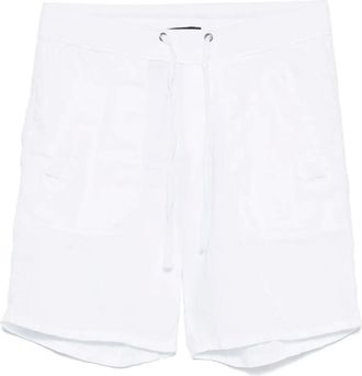 James Perse Shorts in lino - Bianco