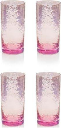 Zodax Set of 4 Aperitivo Highball Glasses in Pink at Nordstrom Rack