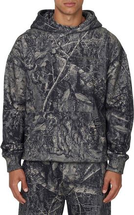 Good For Nothing Mens Woodland Blackout Camo Relaxed Hoodie at Nordstrom, Size Medium Uk