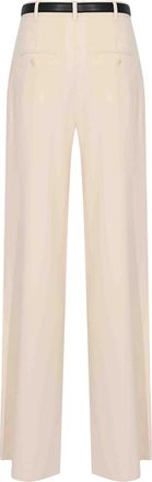 Max Mara Mstamico Cady Trousers With Beige Belt