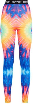 Philipp Plein Leggings Tie dye - Dames - Leggings - Veelkleurig - S - Polyester - Broeken