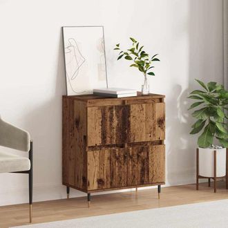 Berkfield Home Sideboard with Storage with Door Brown 60 x 35 x 70 cm Engineered wood
