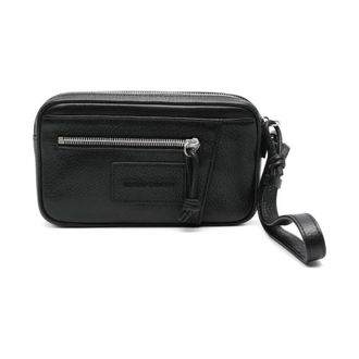 Emporio Armani Heren, Tassen, Zwart, Maat: ONE Size Leer