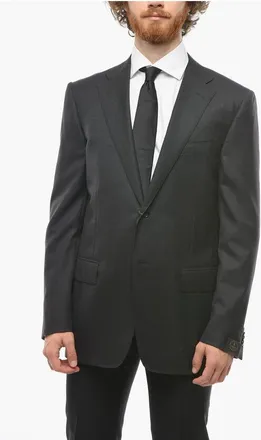 Corneliani Notch Lapel MANTUA Virgin Wool Blazer size 46