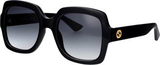 Gucci Womens Sunglasses Gg1337s Black-Grey Black-Black-Grey Injected Black/black/grey