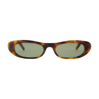 Saint Laurent Womens Sl Sunglasses Tortoiseshell Acetate