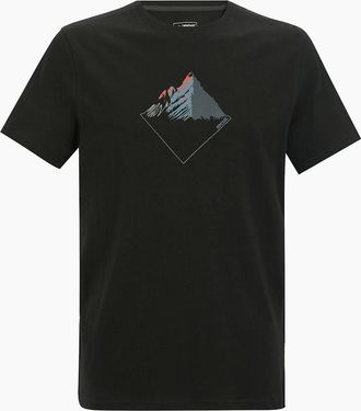 Regatta Mens Regatta Mens Breezed Mountain T-Shirt - Black - Size: 46
