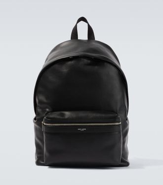 Saint Laurent City leather backpack