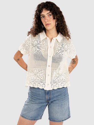Levi's Susanna Floral Crochet Hemd weiss