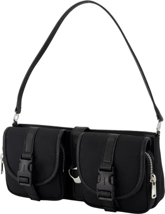 Coperni Womens Cargo Shoulder Bag Black Synthetic
