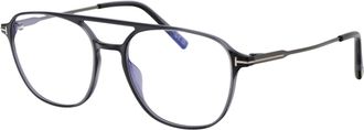 Tom Ford FT5874-B Injected Eyeglasses - Black