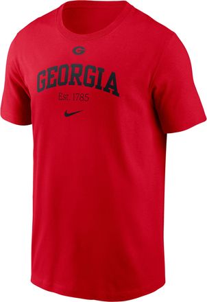 Nike Georgia Academic Arch Nike Mens College T-Shirt in Red | N19965NGBN-7PJ