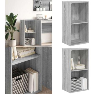 vidaXL Libreria Grigio Sonoma 40x30x77 cm in Legno Multistrato - Libreria grigio sonoma - Libreria multistrato