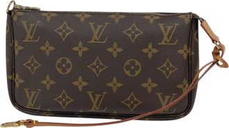 Louis Vuitton Brown Monogram Pochette Pouch (Pre-Owned)