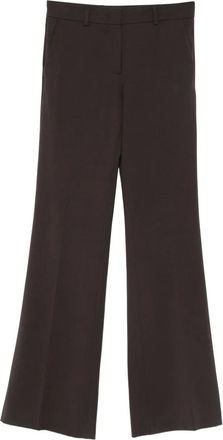 Alberto Biani zip-fastening trousers - Brown