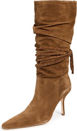 Cinq &agrave; Sept Womens Samina Wrap Around Heel Boots, Golden Sienna, 8.5 UK
