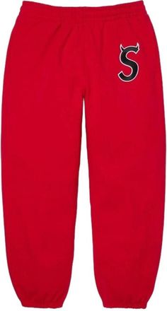 SUPREME SS26 Devil S Logo Sweatpant Red SUP-SS26-139-RED