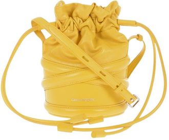 Alexander McQueen Yellow Curve Mini Bucket Bag