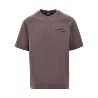 Jacquemus Heren, Tops, Bruin, Maat: S Katoen