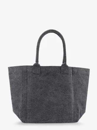 Isabel Marant Womens Shoulder Bag Yenky Cotton Grey